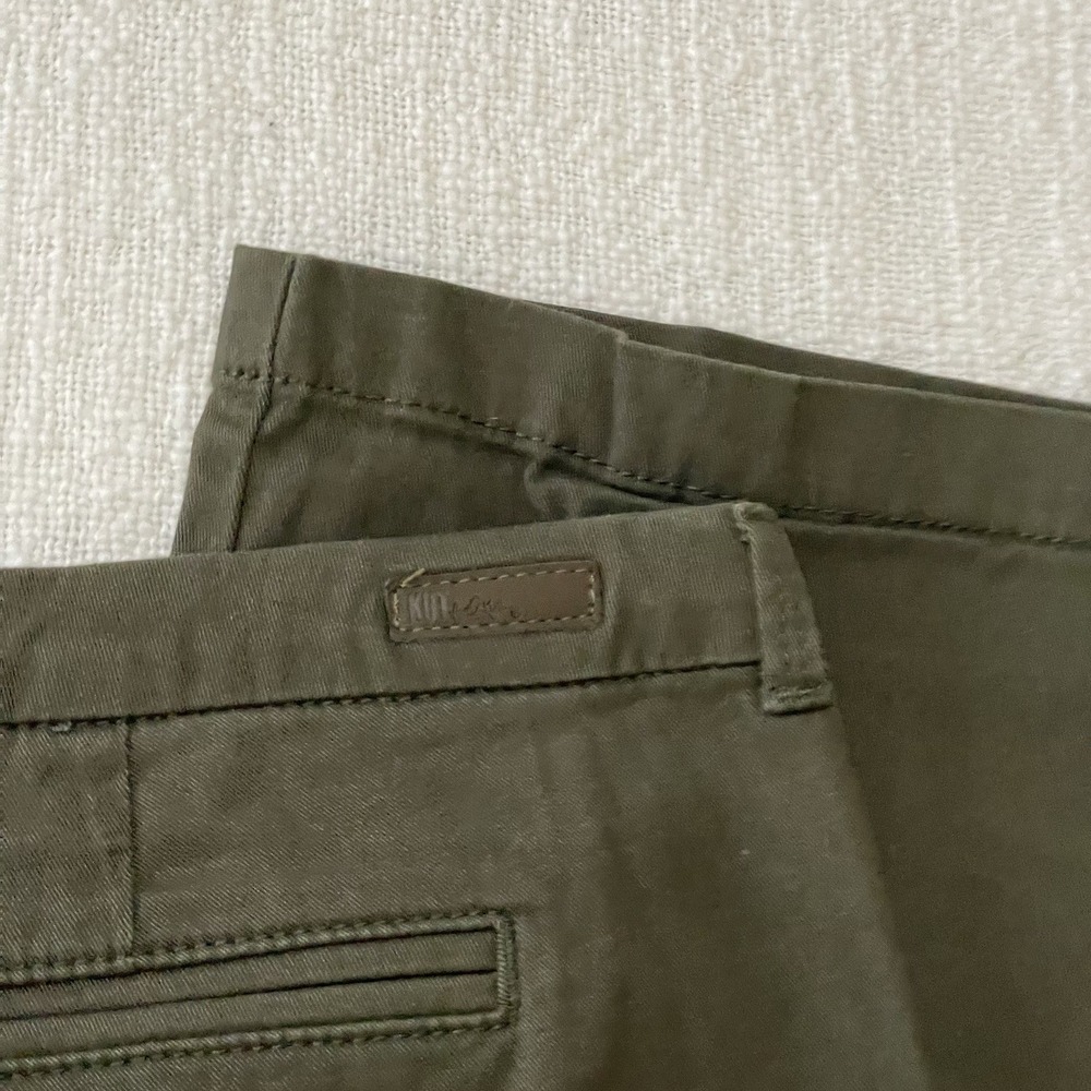 KUT‎ From The Kloth Pants Women's 12 Gwen Relaxed Trouser Olive Green Nice - Picture 7 of 8